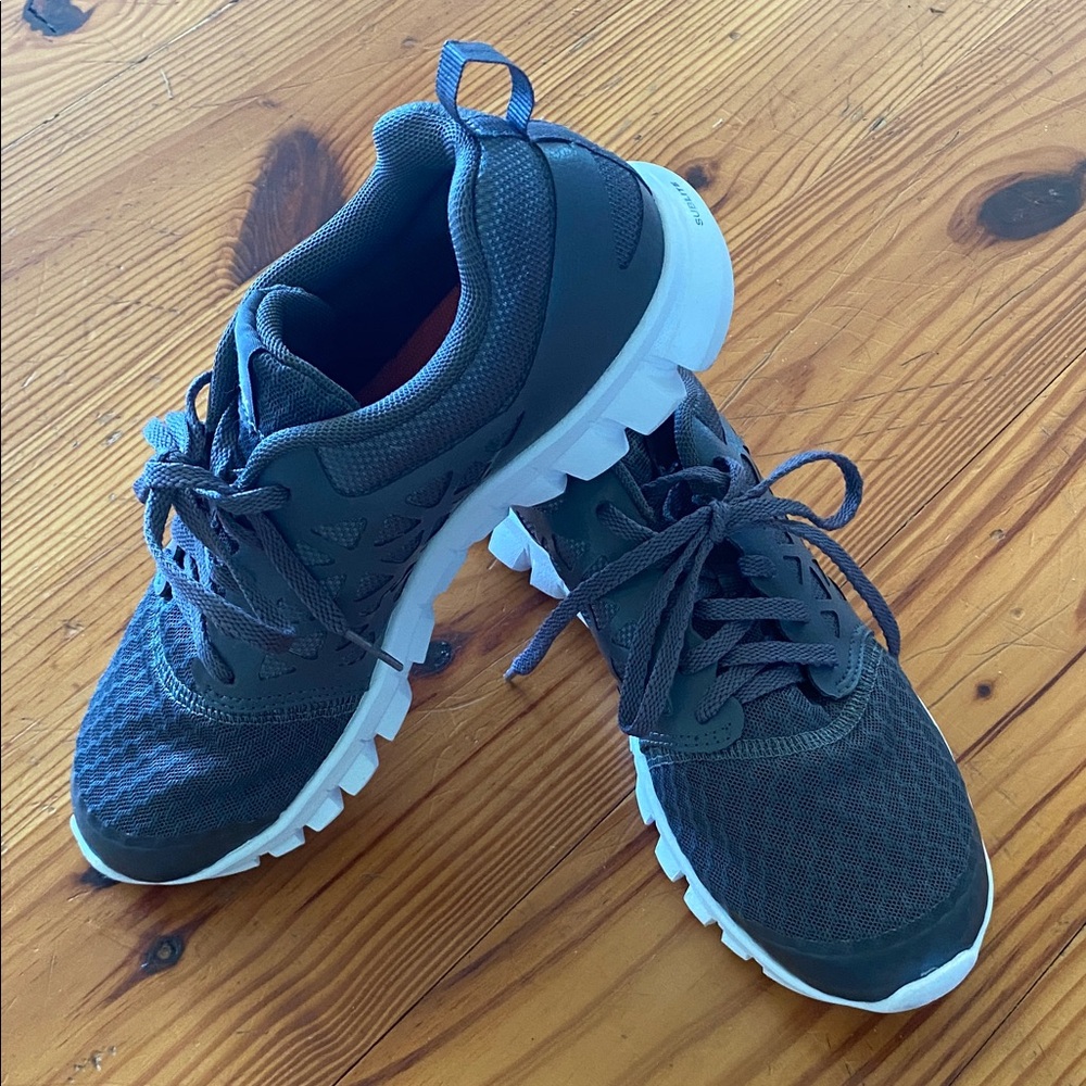 Reebok Dark Gray Athletic Shoes